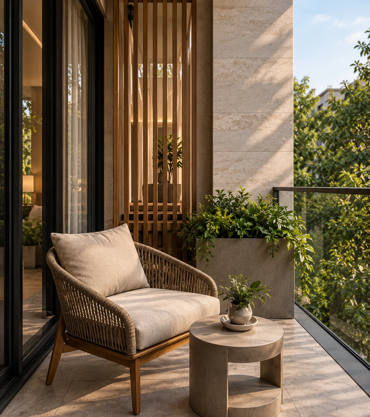 Linea Townhome — Balcony