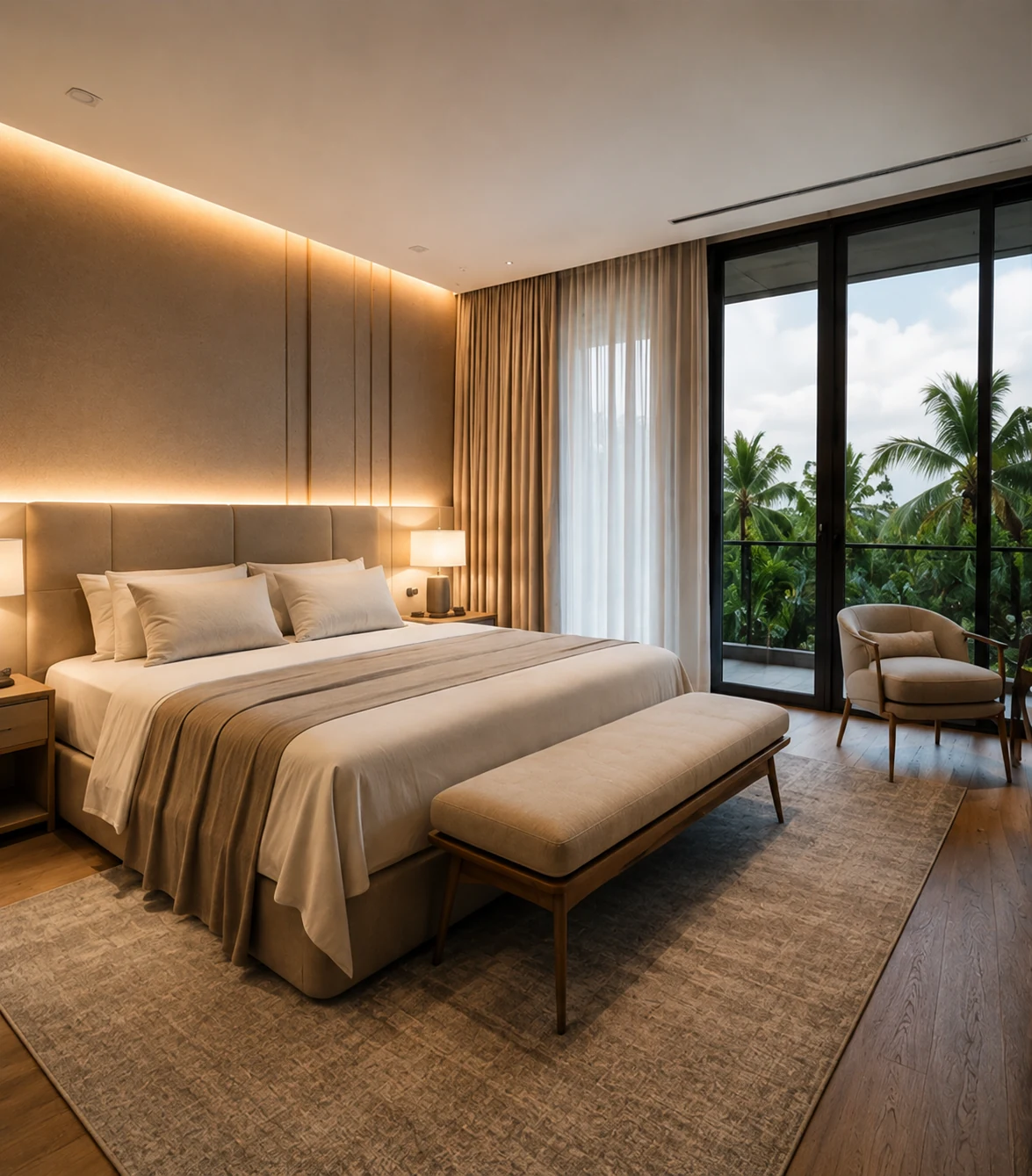 Linea Townhome — Primary bedroom