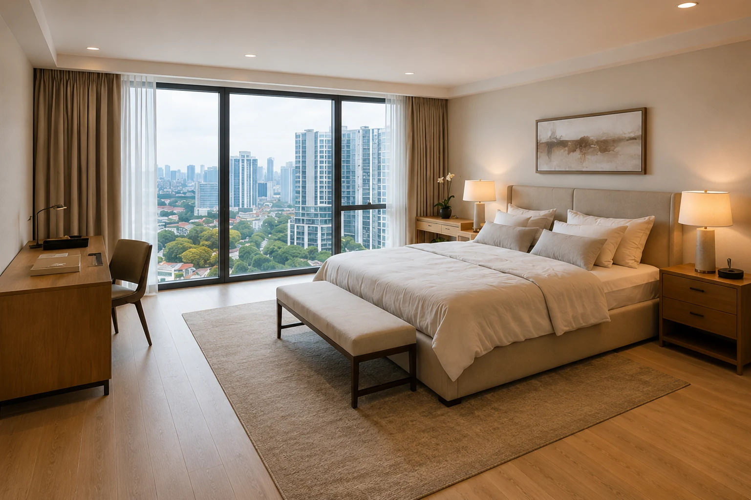 The Lumen Residence — Primary bedroom