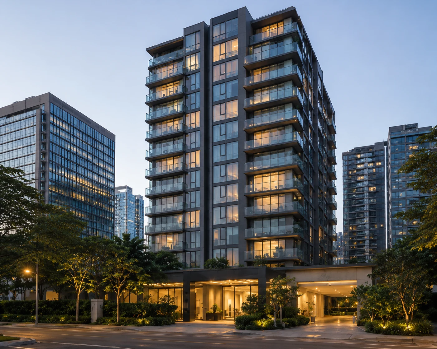 The Lumen Residence — Building exterior