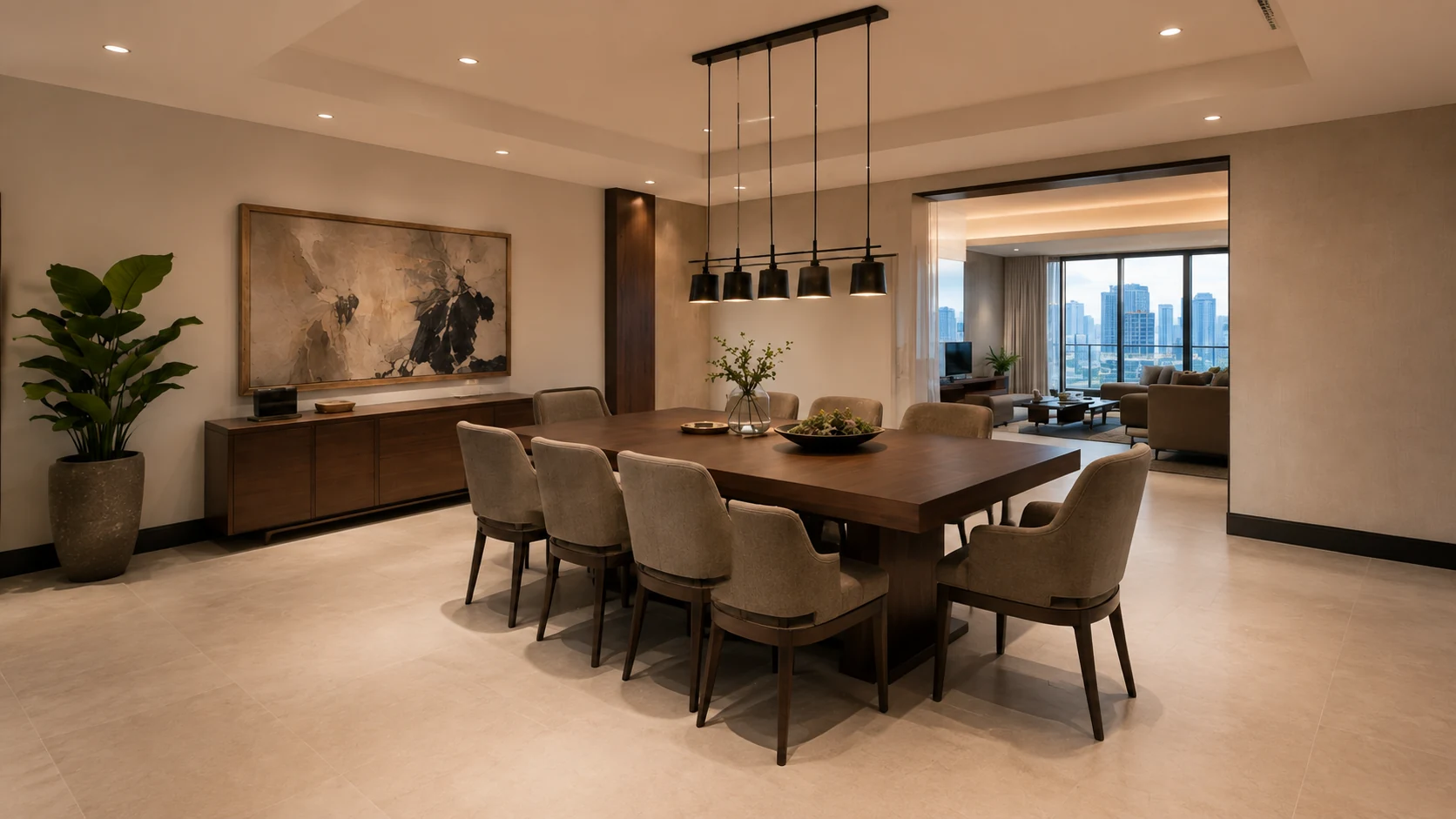 The Meridian Residence — Dining area